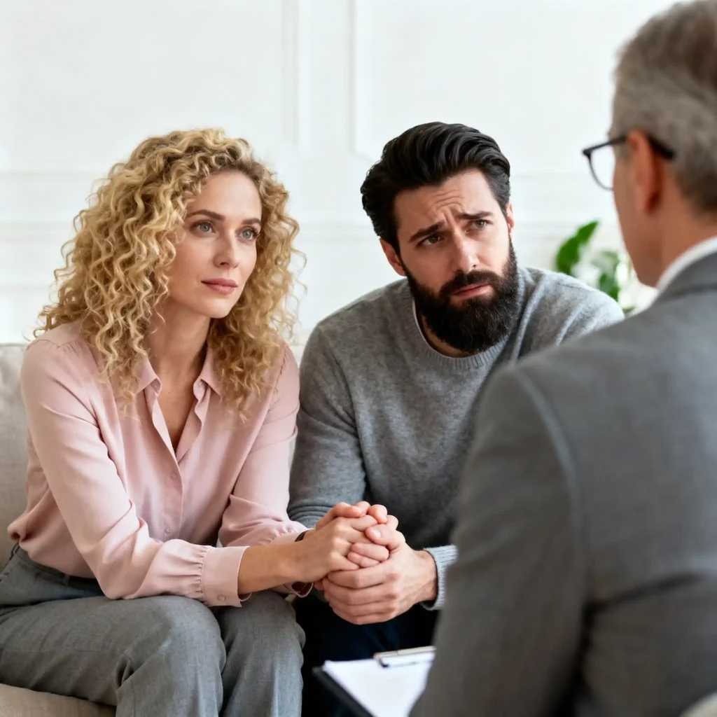 pareja con especialista