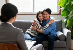 pareja con especialista